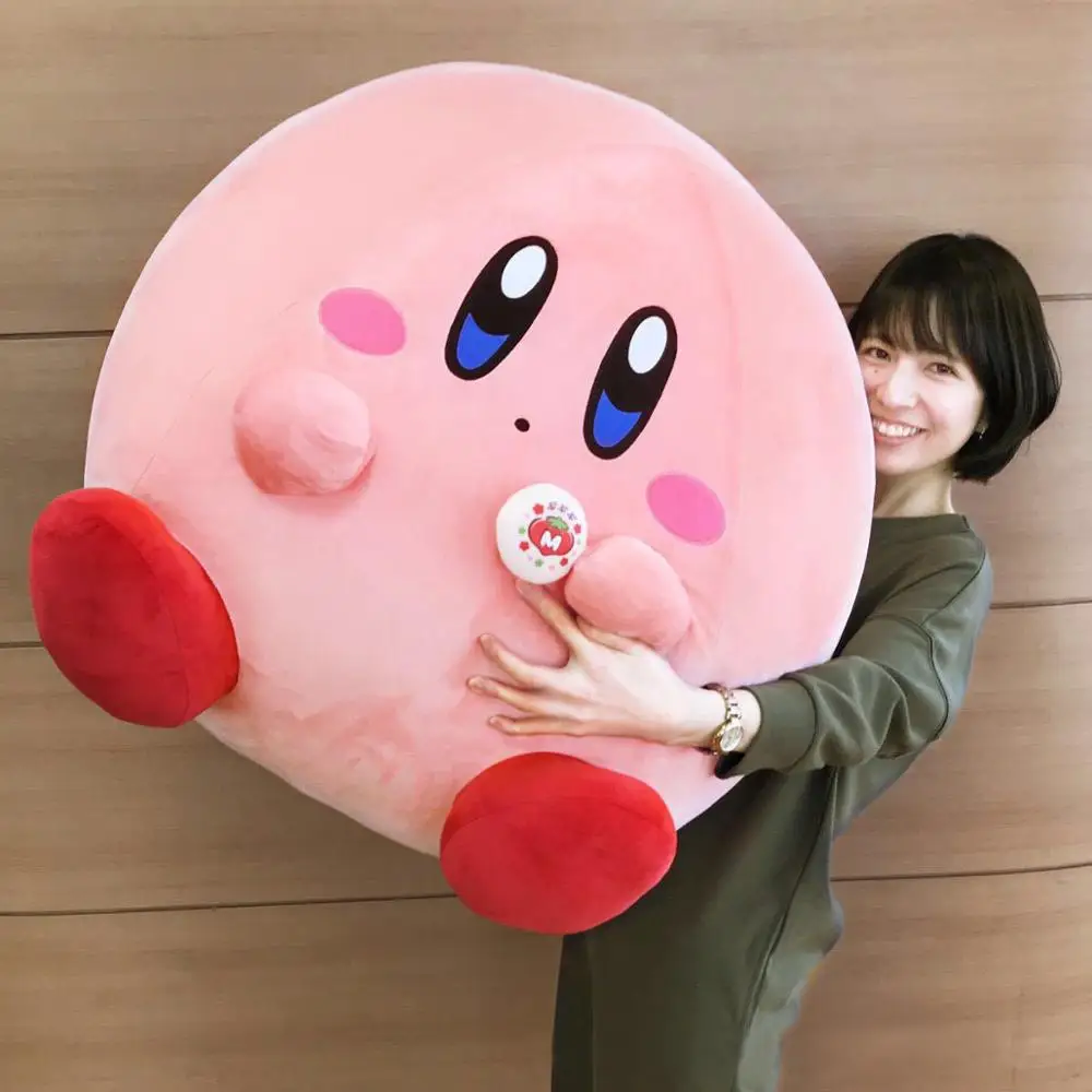 Аниме игра Brave Kirby милая розовая Плюшевая Кукла Kawaii мультяшное изображение мягкие игрушки Рождественский подарок коллекция украшений