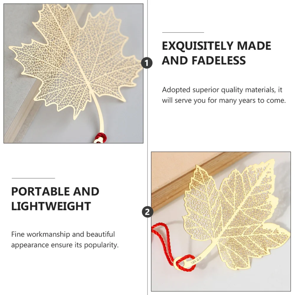 

3pcs Metal Hollow Leaf Shape Chinese Style (Golden)