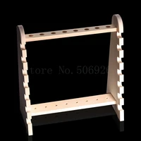 trapezoid wooden pipet rack laboratory pipette stand support