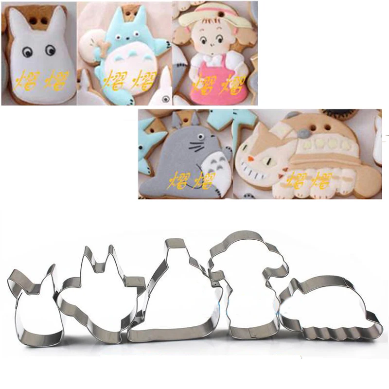 Мультяшный Тоторо Xiaomei металлический резак для печенья формы выпечки помадки