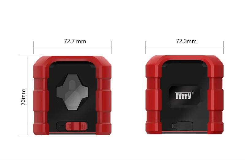 USB зарядка TYRRY мини портативный лазерный уровень красный луч поперечная линия самонивелирующийся нивелир поперечная линия измерительные строительные инструменты