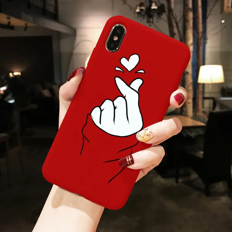 bixinfen Чехол для телефона для iPhone 11 Pro XS Max XR X 10 8 7 6 S 6 S Plus, Роскошная мягкая задняя крышка из ТПУ с изображением животных, красный чехол Fundas для iPhone X, чехол - Цвет: bixinfen