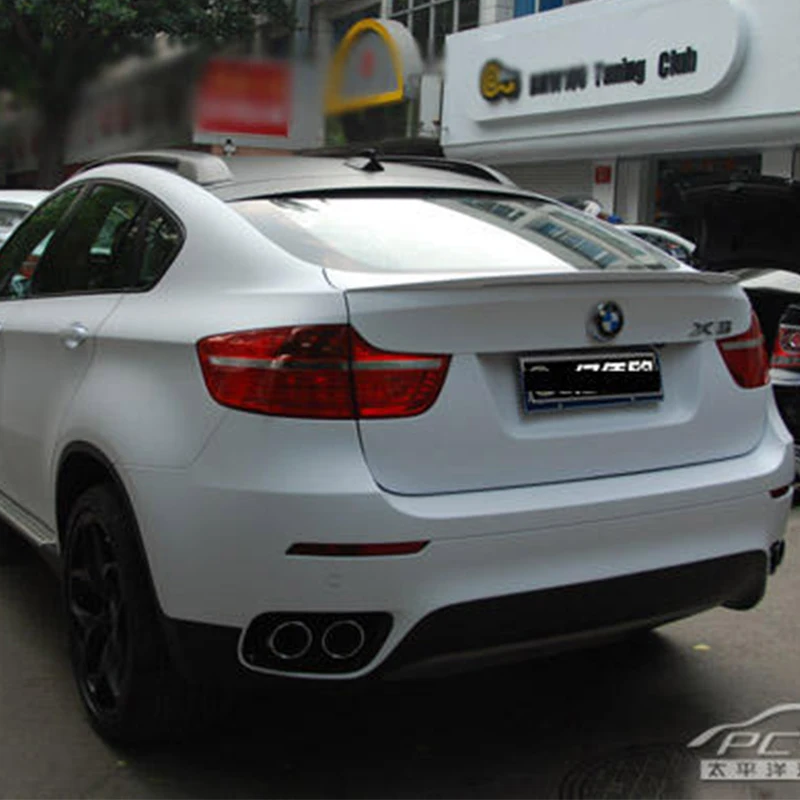 Модифицированный праймер из стекловолокна для BMW X6 E71 задний спойлер багажного