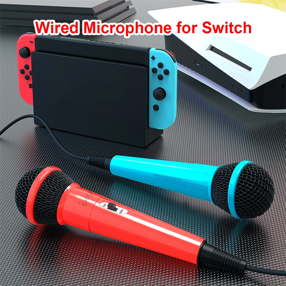 

2pcs 3.5mm Wired Microphones with Dual 3.5mm Jack to USB Adapter for NS Switch PS5 PS4 XBox One PC Game Microphones