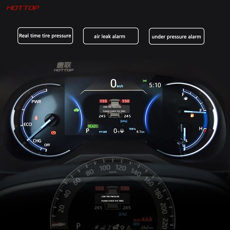 Для Toyota RAV4 2019 2020 5th система контроля давления в шинах встроенный дисплей