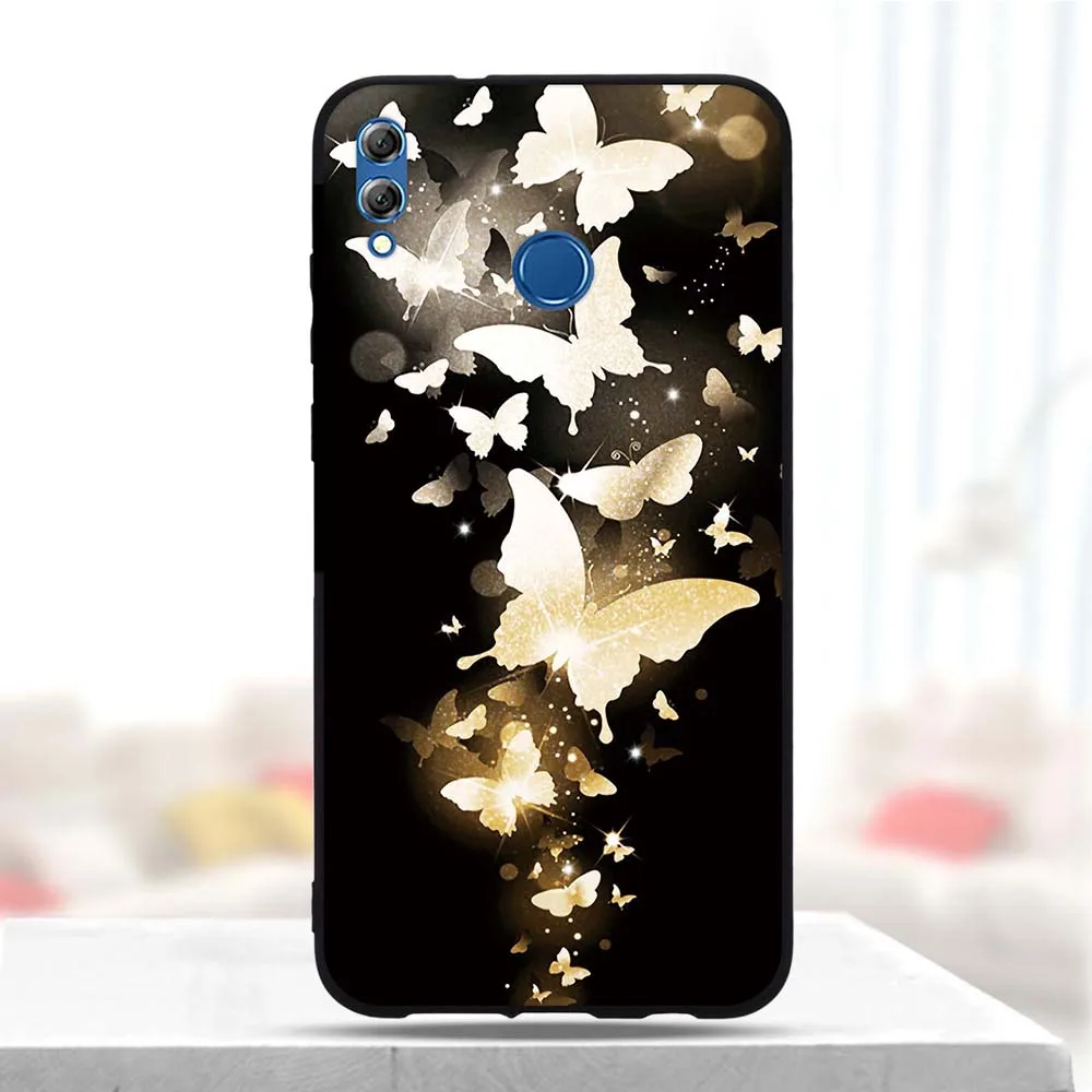 Чехол для Huawei Honor 8X Max Мягкий силиконовый чехол из ТПУ с изображением милого кота 8