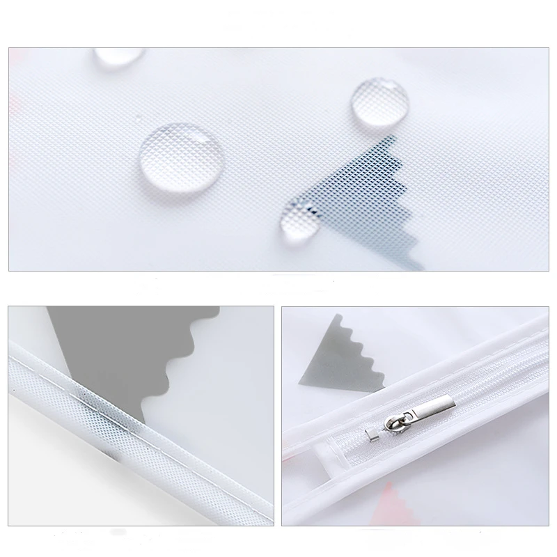 

Suit Dust Cover Peva Clothes Dust Cover Moisture-Proof Clothing Printing Hanging Storage Bag Zipper Dust-Proof Protector Case