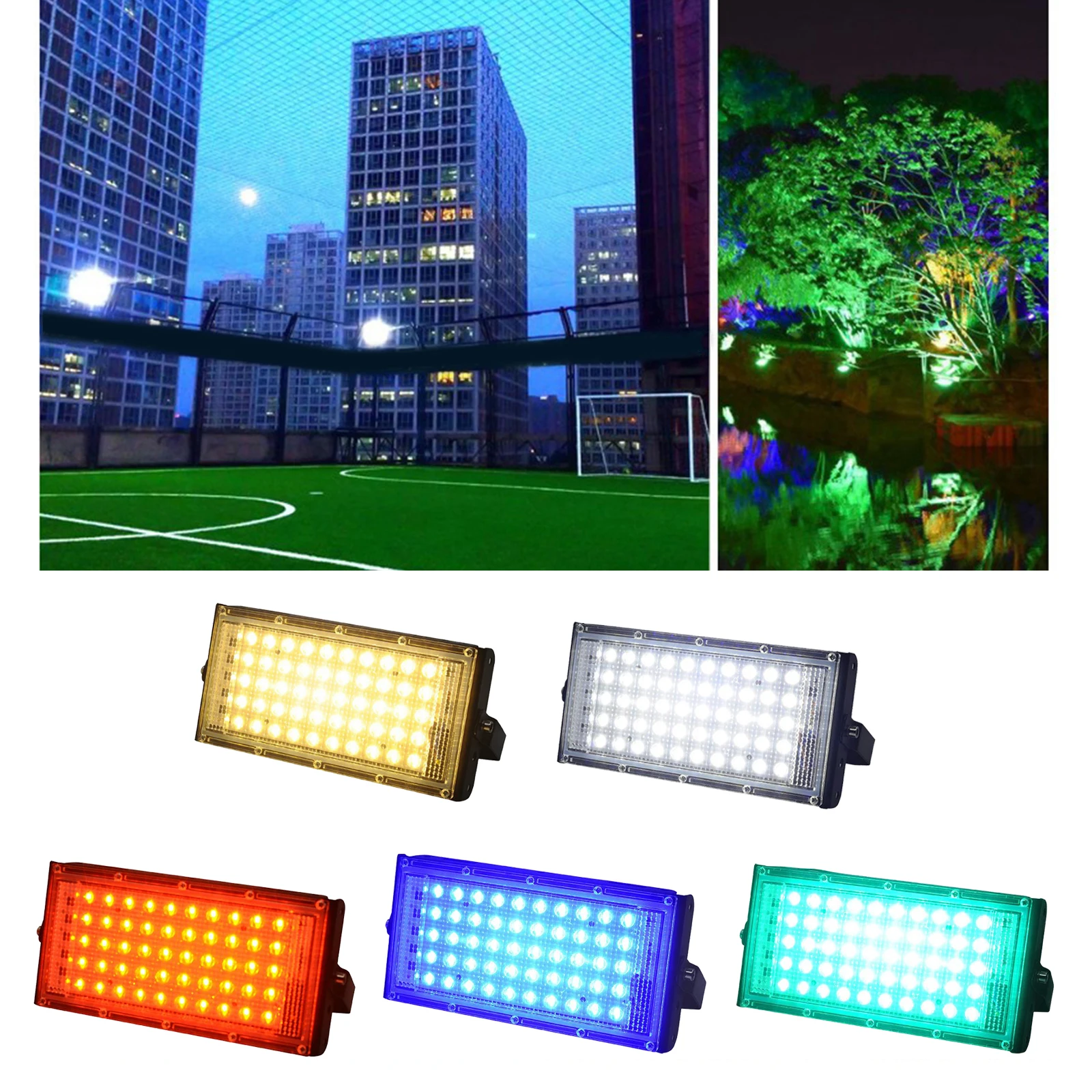 

50W LED Floodlight Waterproof Outdoor Security Light 4500LM Daylight Backyard