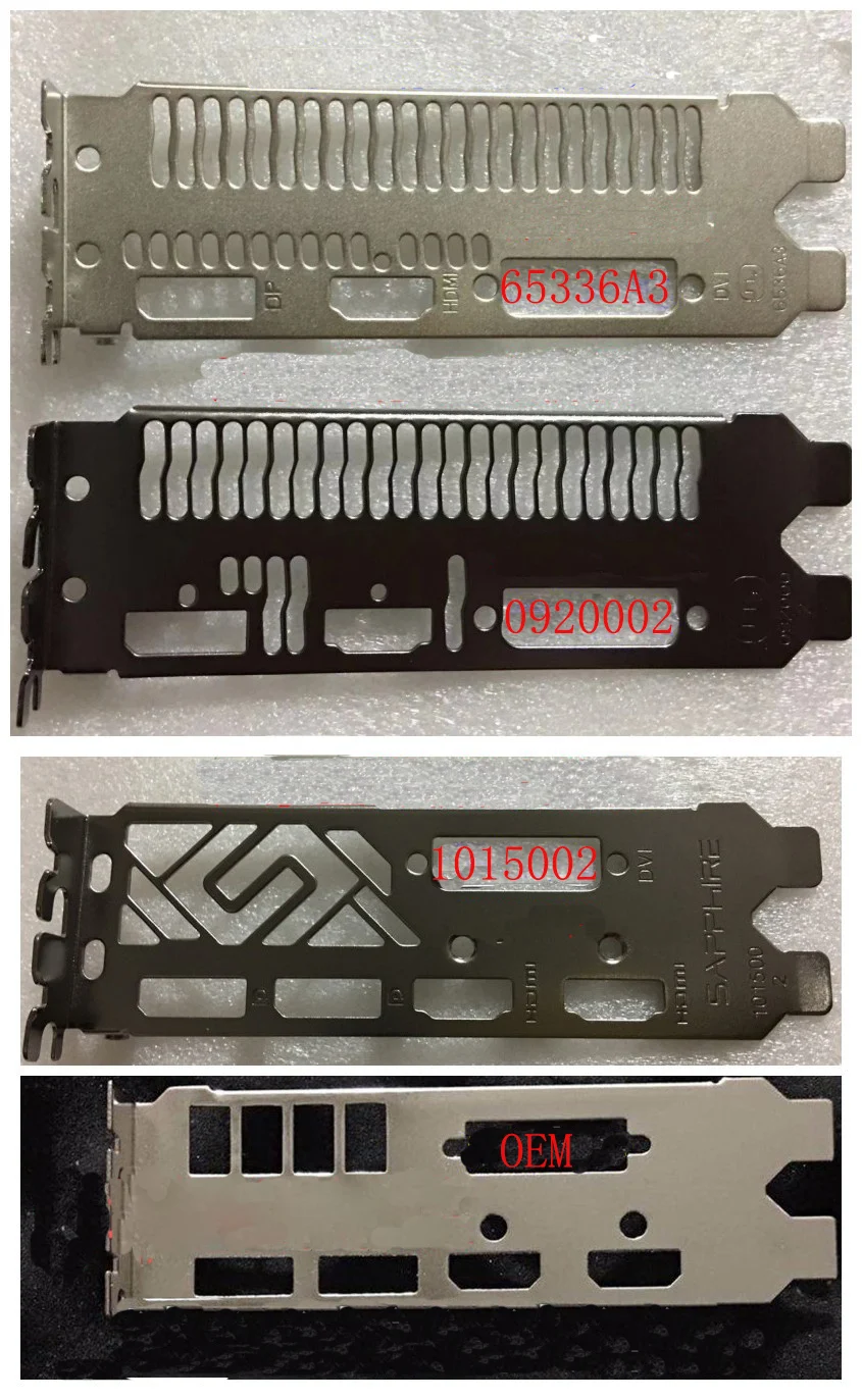 Оригинал для Sapphire RX480 RX470 RX460 RX580 RX570 RX560 RX 560 570 графическая карта ввода/вывода