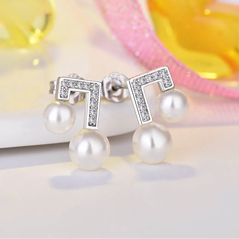 Эра бизнеса Ян Ин с параграфом серьги женские музыкальные синие дизайнерские