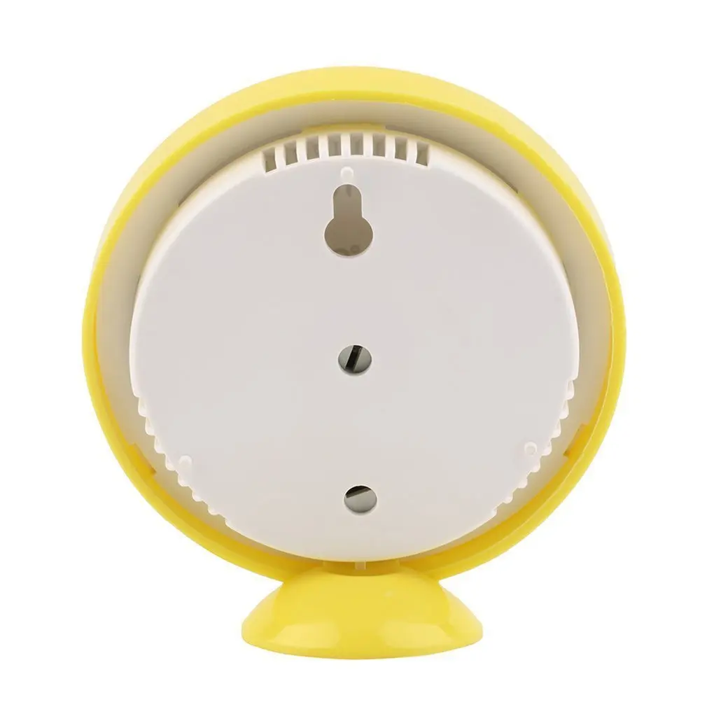 Удобный механический термометр мини гигрометр желтого цвета для использования в