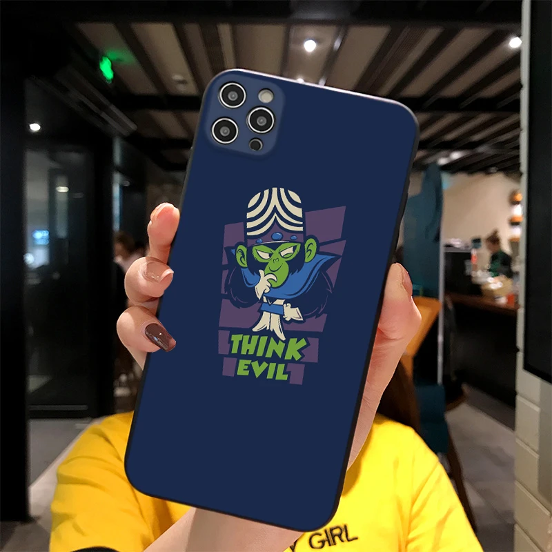 

For iPhone Mojo Jojo Print Soft Matt Apple Case 6 7 8 11 12 Plus Pro X XR MAX 2021 Cover