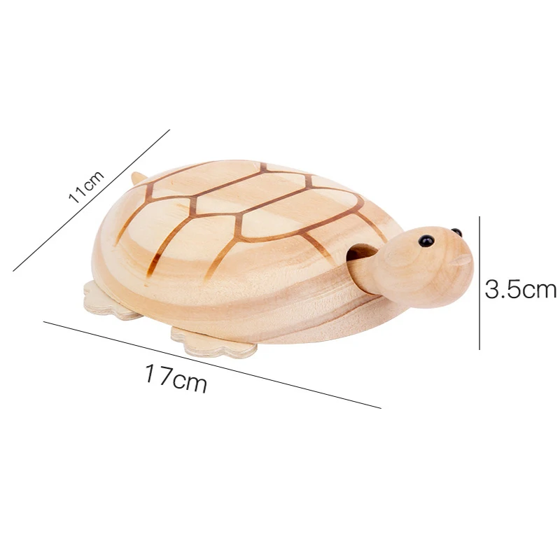 

Children Wooden Building Block Tortoise Model Play House Toy Simulation Tortoise Cart Animal Model Ornaments Baby Gift