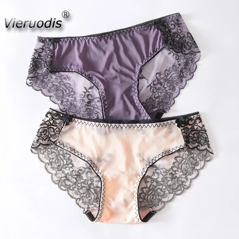 

Female Underwear Sexy Panties for Women with Low-rise Waist Nylon Transparent Lace Mesh Underpanties for Girls NEW ARRIVAL
