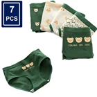 Женские трусики из хлопка, 7 шт.лот