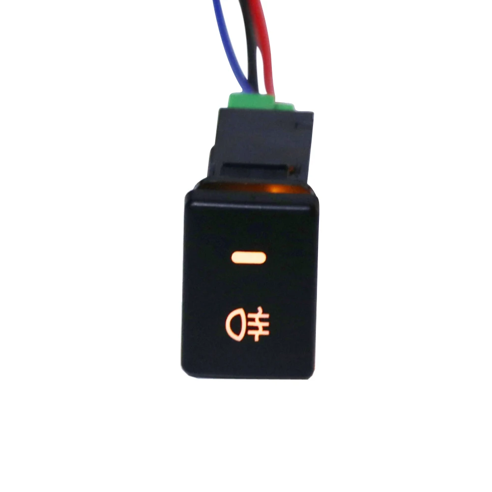 

New Top Auto Car Fog Ligh Switch 12V 4-Pin Push Button ON/OFFSwitch w/ LED Backlit for Camry Corolla Ralink Chihyun Land Cruiser