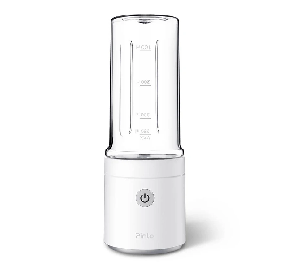 Белый Xiaomi Pinlo 350 мл портативный соковыжималка USB Перезаряжаемый блендер для фруктовых коктейлей миксер мини сок чашка - Цвет: Белый