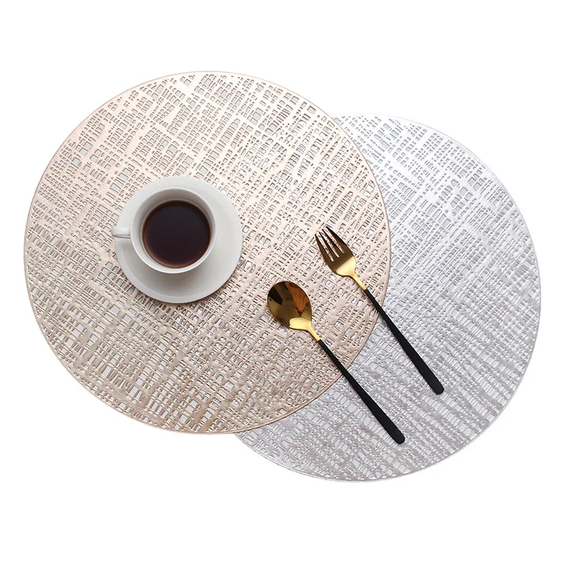 ПВХ подставки Круглые Пустотелые водонепроницаемые Нескользящие Коврики для