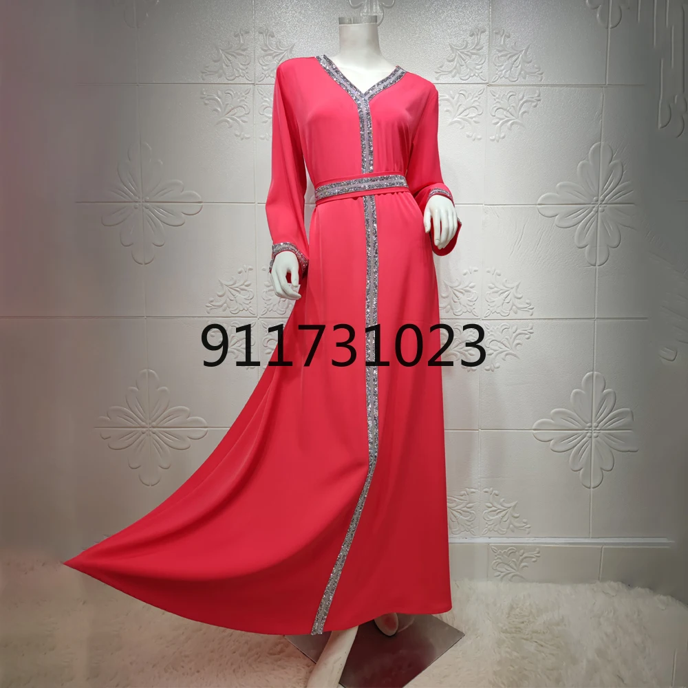 Женское длинное мусульманское платье марокканские кафтан вечерние платья юбка