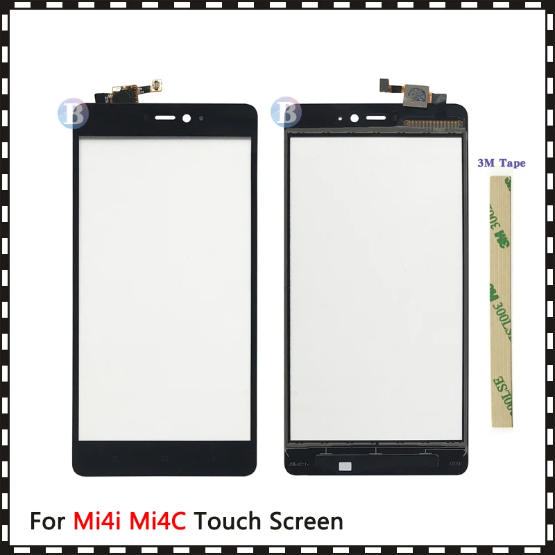 

High Quality 5.0" For Xiaomi Mi 4 4C 4i 4S Mi4 Mi4i Mi4C Mi4S Touch Screen Digitizer Sensor Outer Front Glass Lens Panel