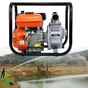 Отправка из ЕС! 4-тактный двигатель 196CC, одноцилиндровый бензиновый двигатель, утопленный подвал дренажный водяной насос