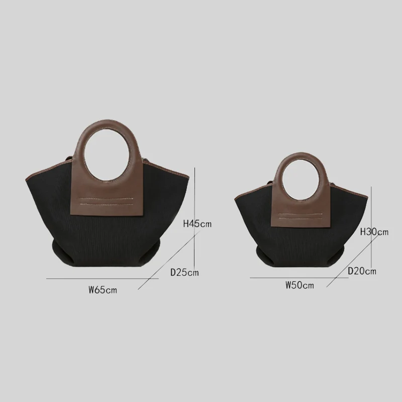 

Luxury Designer Big Bag for Women Canvas Leather Female Tote Handbags Large Capacity Women`s Shoulder Bags Cotton Shopper Beach