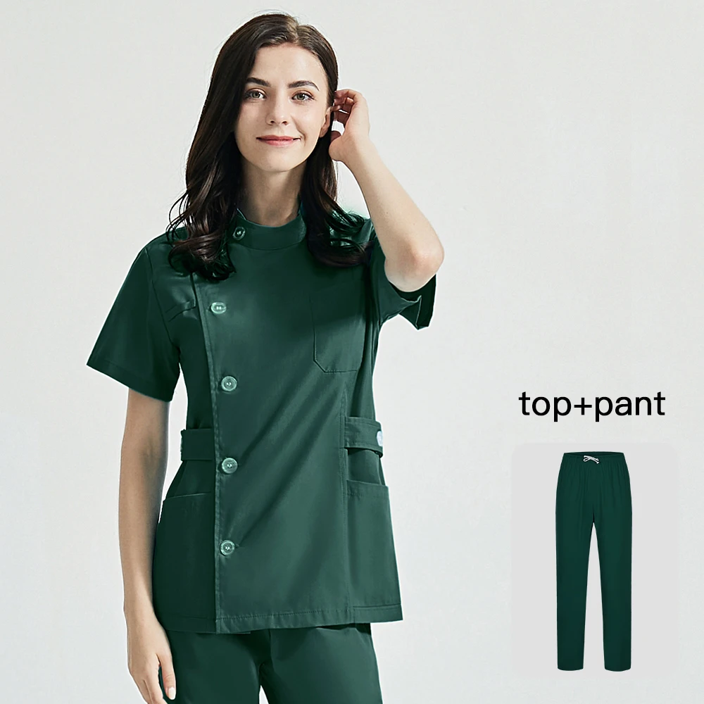 Унисекс скрабы косметологические рабочие униформа для студентов выпускная