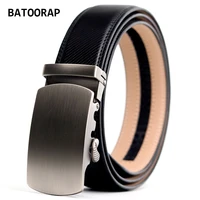mens belt leather auto buckle cowhide jeans wasit belts male black luxury ratchet trouser belt fashion styles 3 5 cm width