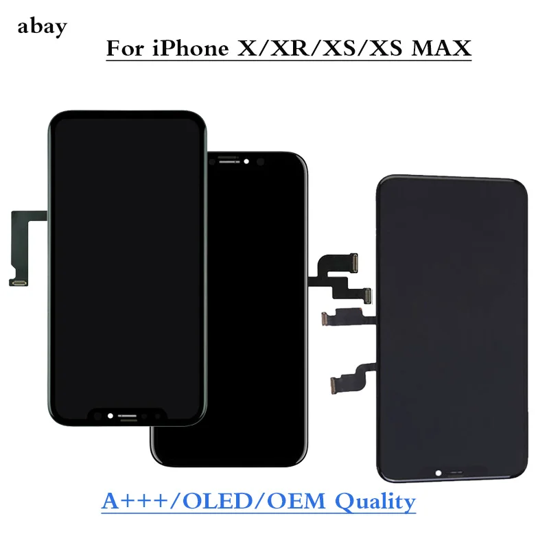 Высококачественный ЖК дисплей класса AAA для iPhone X XS MAX XR сенсорный экран с