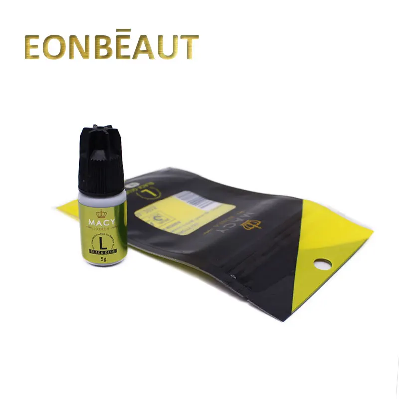 10 бутылок черный клей MACY Type L 5 мл для наращивания ресниц корейский оригинальный