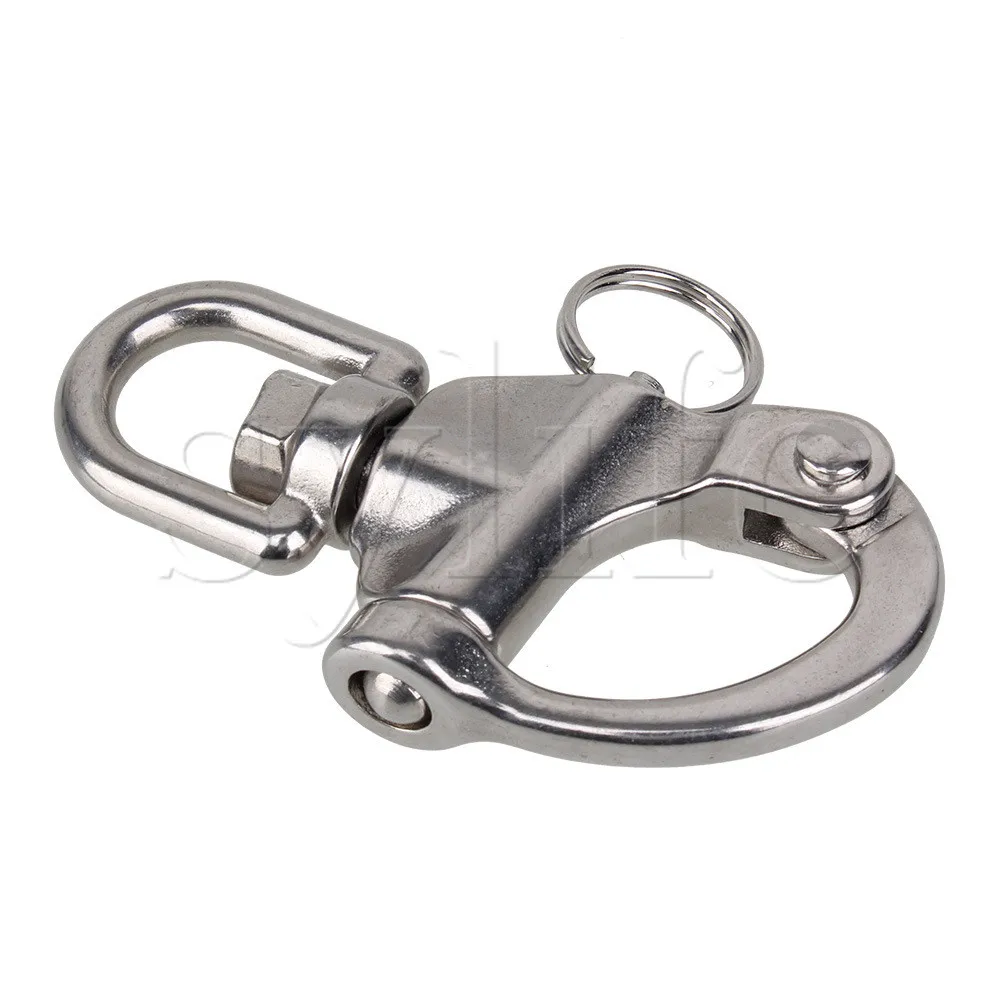 

304 Stainless Steel Snap Shackle with Small Swivel Bail Marine Boat Hardware