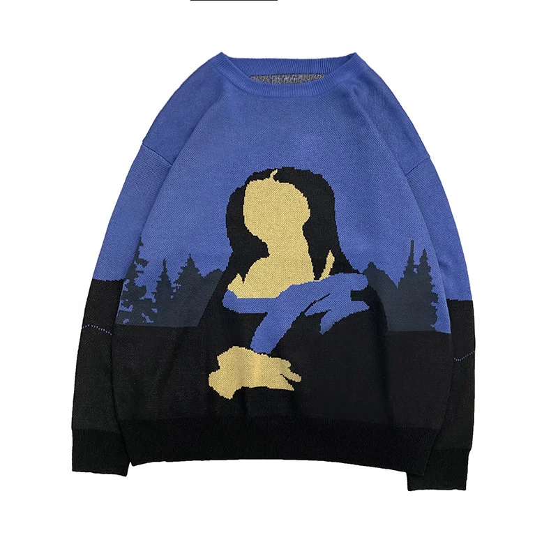 

PYJTRL Autumn And Winter New Men's Round Neck Sweater