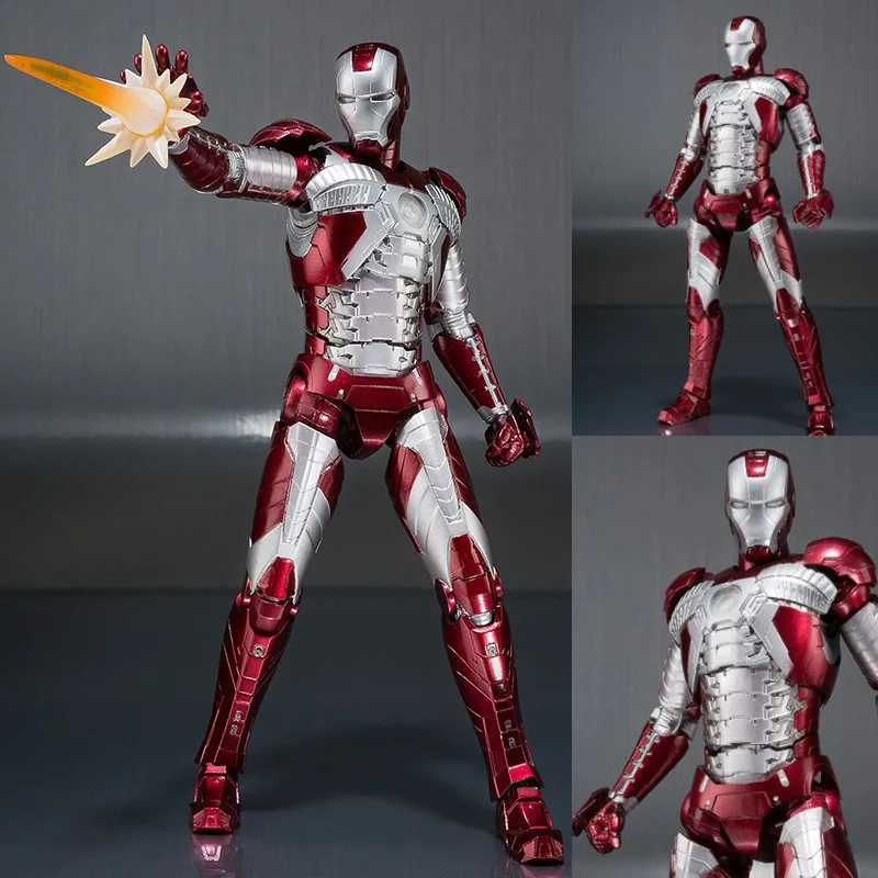 СВЧ Marvel Мстители Ironman MK5 15 см шарнирная фигурка игрушки|Игровые фигурки и