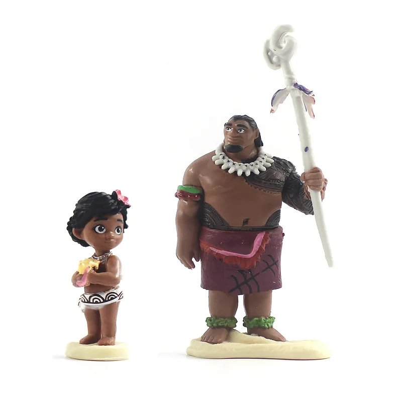 Игрушка из мультфильма Моана Disney ПВХ экшн-фигурка аниме Коллекционная модель