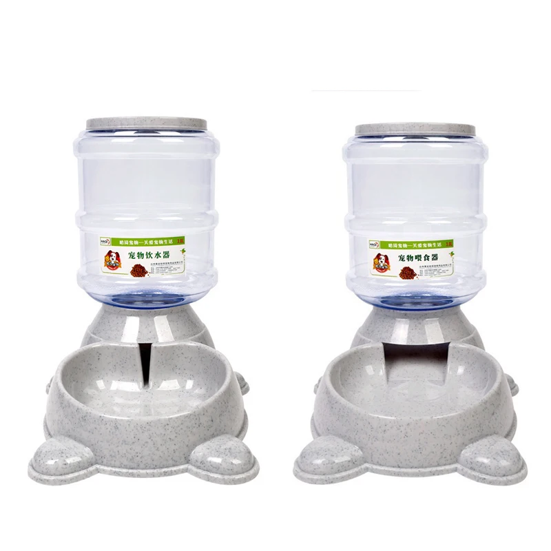 

3.8L Capacity Pet Cat Automatic Feeders Large Capacity Cat Water Fountain Plastic Dog Water Bottle Feeding Bowls Water Dispenser