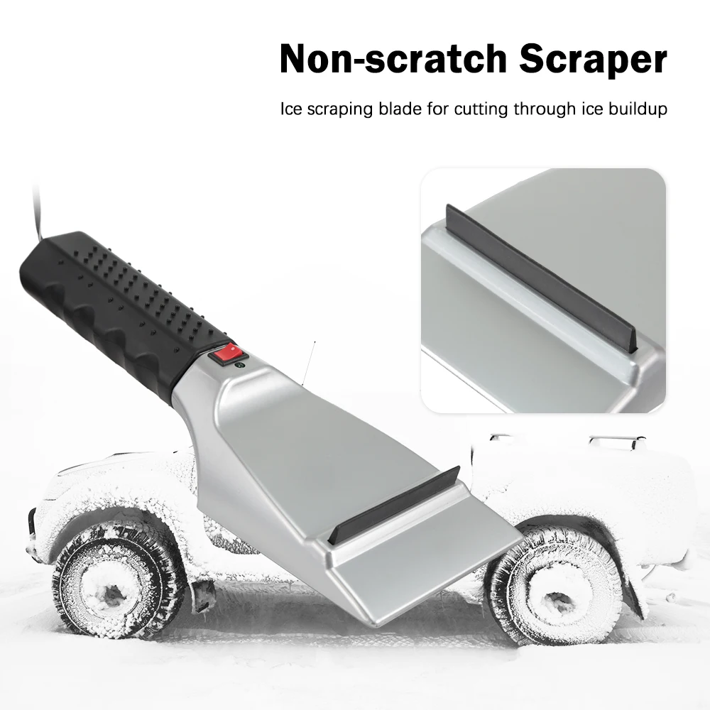 12 В Электрический Подогрев автомобиля скребок для льда прикуриватель снег