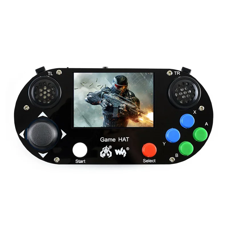 

RetroPie Game Console Case Game HAT for Raspberry Pi 3B+ 3 Model B With 3.5 Inch IPS Screen Handle Game Player Without Battery