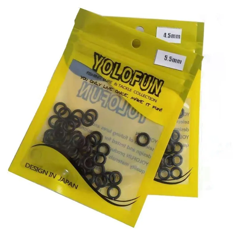 

Wacky O Ring Inner Diameter 4.5mm 5.5mm Fishing Accessories 50Pcs/lot Carp Fishing Tackle Set For Neko Rig Fishing Tackles