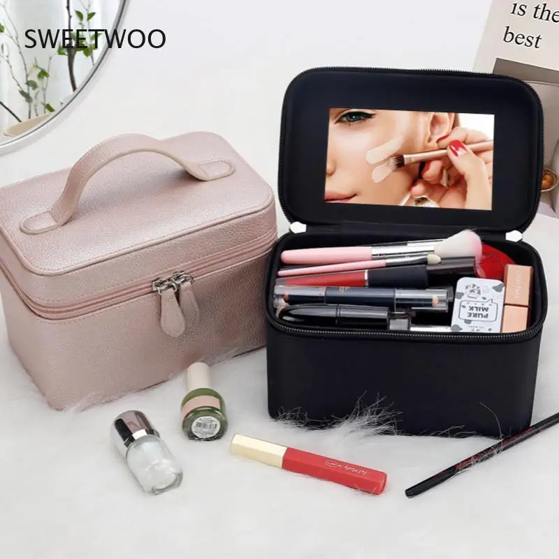 Fashionable large-capacity portable and portable travel toiletry cosmetic case cosmetic case