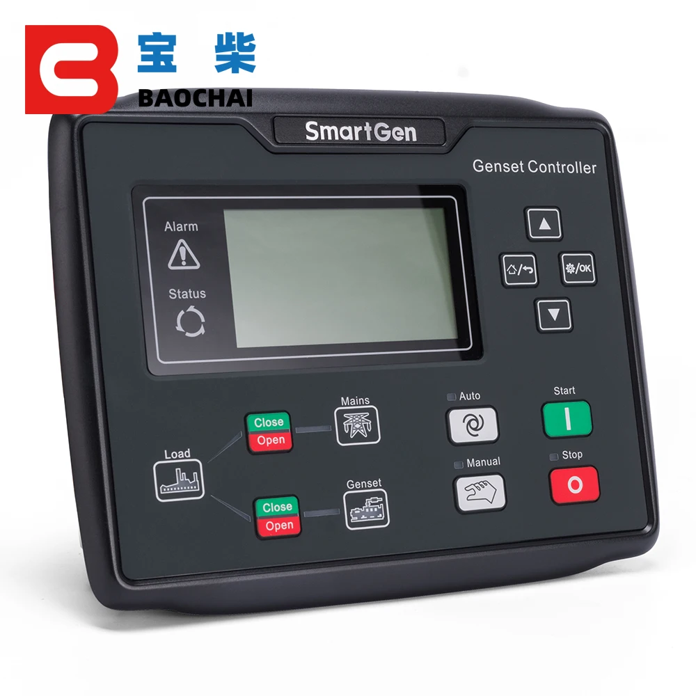 HGM6120N автоматический пусковой Генератор контроллер AMF бесщеточный Электрический монтажная плата панель ЖК-дисплей дизель часть комплект генераторный модуль управления