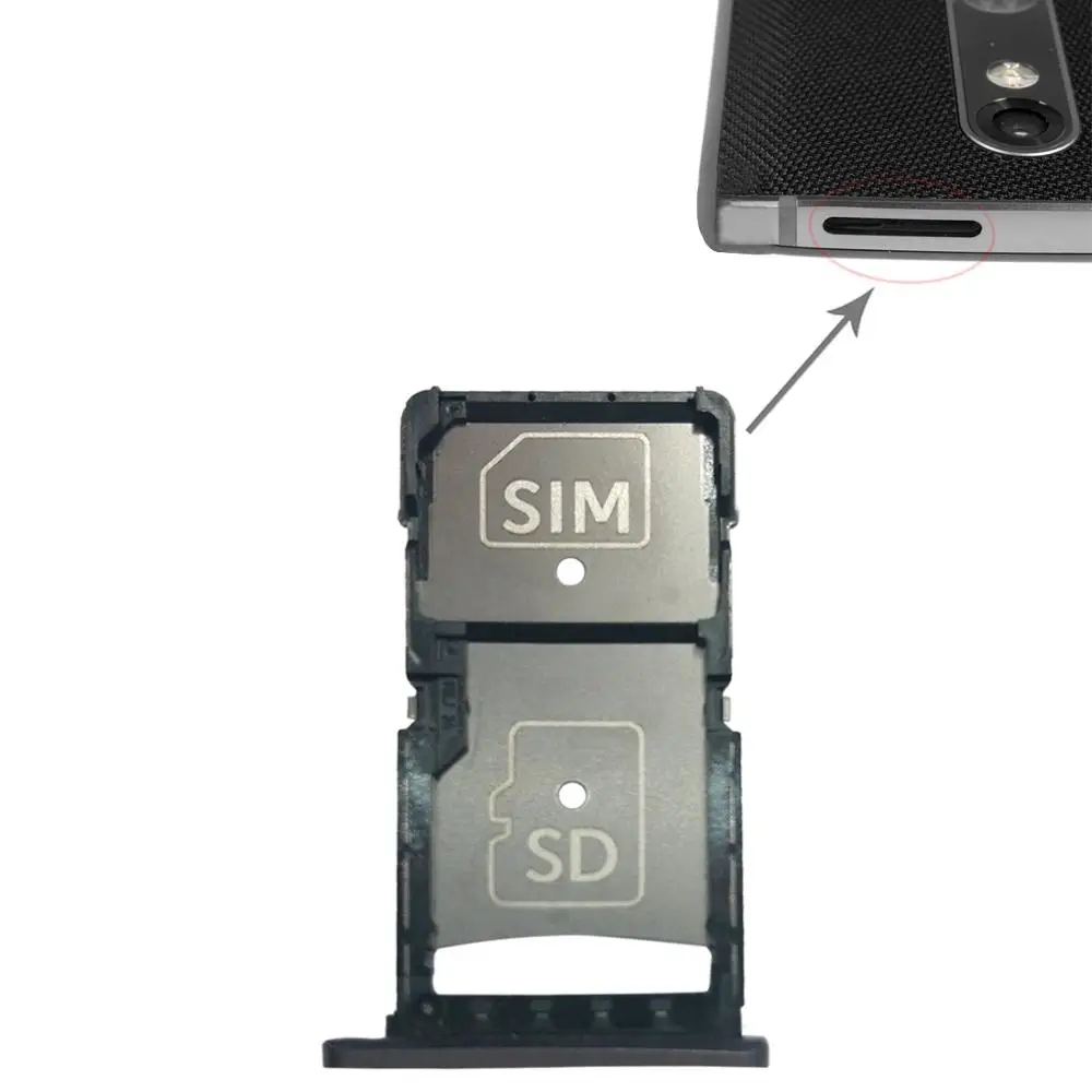 Новый лоток для sim карт + Micro SD Motorola Droid Turbo 2 / XT1585|Адаптеры SIM карт| |