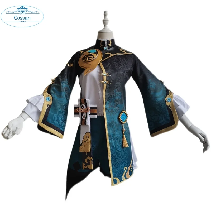 

[ Customized ]Anime Genshin Impact XingQiu Cosplay Costume Battle Game Suit Uniform XING QIU Halloween Costumes For Women Men