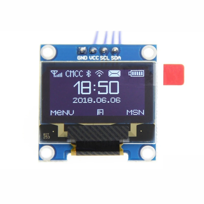Qr /1D/2D/Code Scanner V3.0 Barcode Scan Recognition Module With 0.96 Inch IIC I2C Serial GND LCD LED Display Promotion | Инструменты