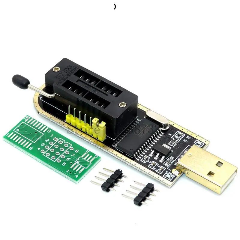 CH341A 24 25 Series EEPROM Flash BIOS USB Programmer Module + SOIC8 SOP8 Test Clip For 93CXX / 25CXX 24CXX DIY KIT | Электронные