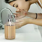 Ручной Диспенсер для мыла из пены, прозрачное стекло, дезинфицирующее средство для рук, бутылка для пены, диспенсер для мыла без использования рук для ванной и кухни