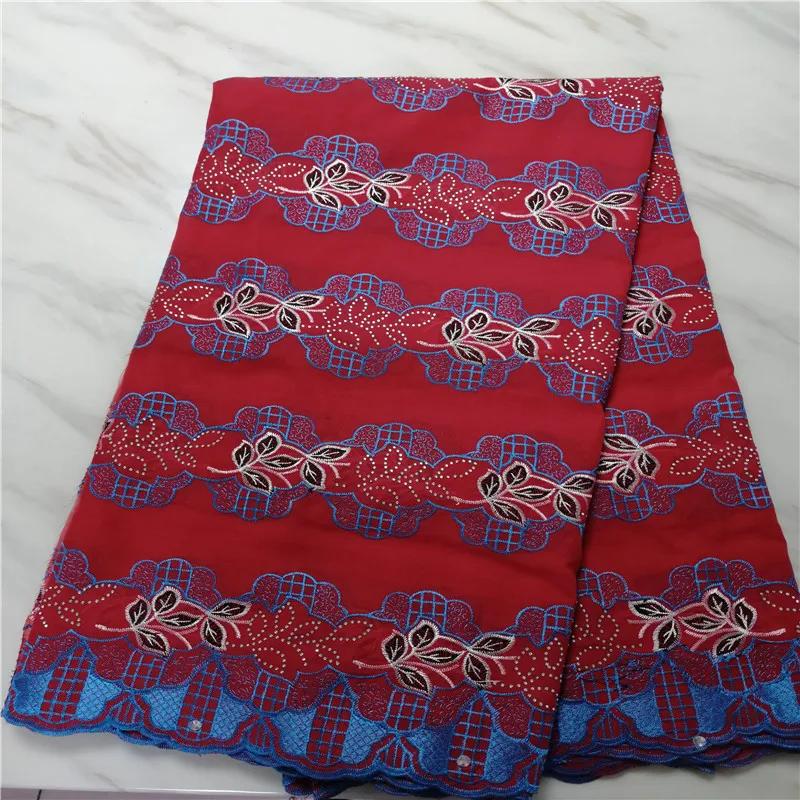 

High Quality Swiss Voile Lace African Lace Fabric African Swiss Cotton Embroidered 100% cotton fabric For Party Dress 13L051507