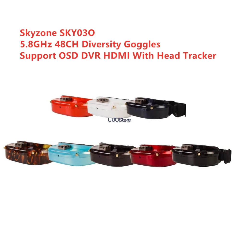 Skyzone SKY03O 5 8 ГГц 48CH Diversity FPV очки поддержка OSD DVR HDMI с головным трекером вентилятор