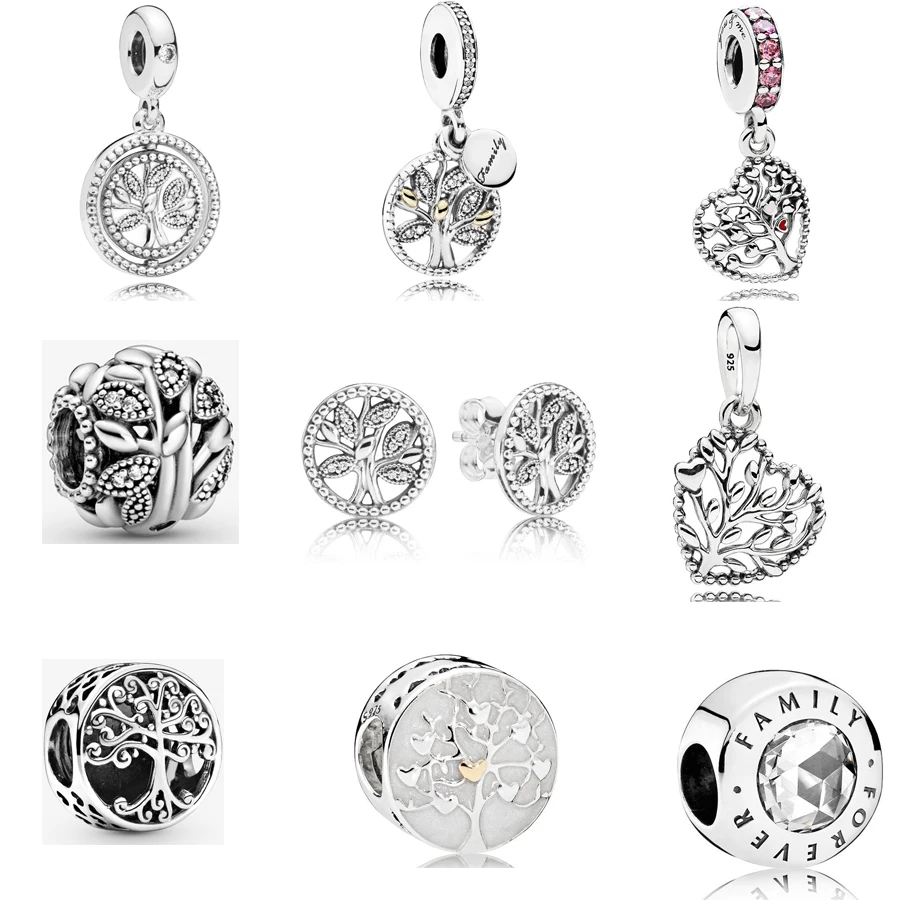 2020 Классическая серия семья 925 Стерлинговое Серебро семейное наследие Шарм