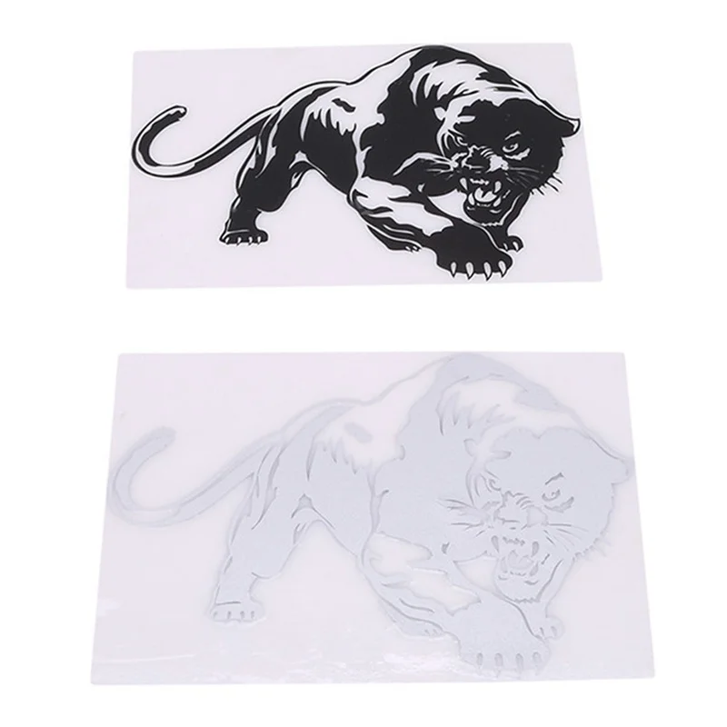 Тигровые наклейки виниловые водонепроницаемые стильные белые с