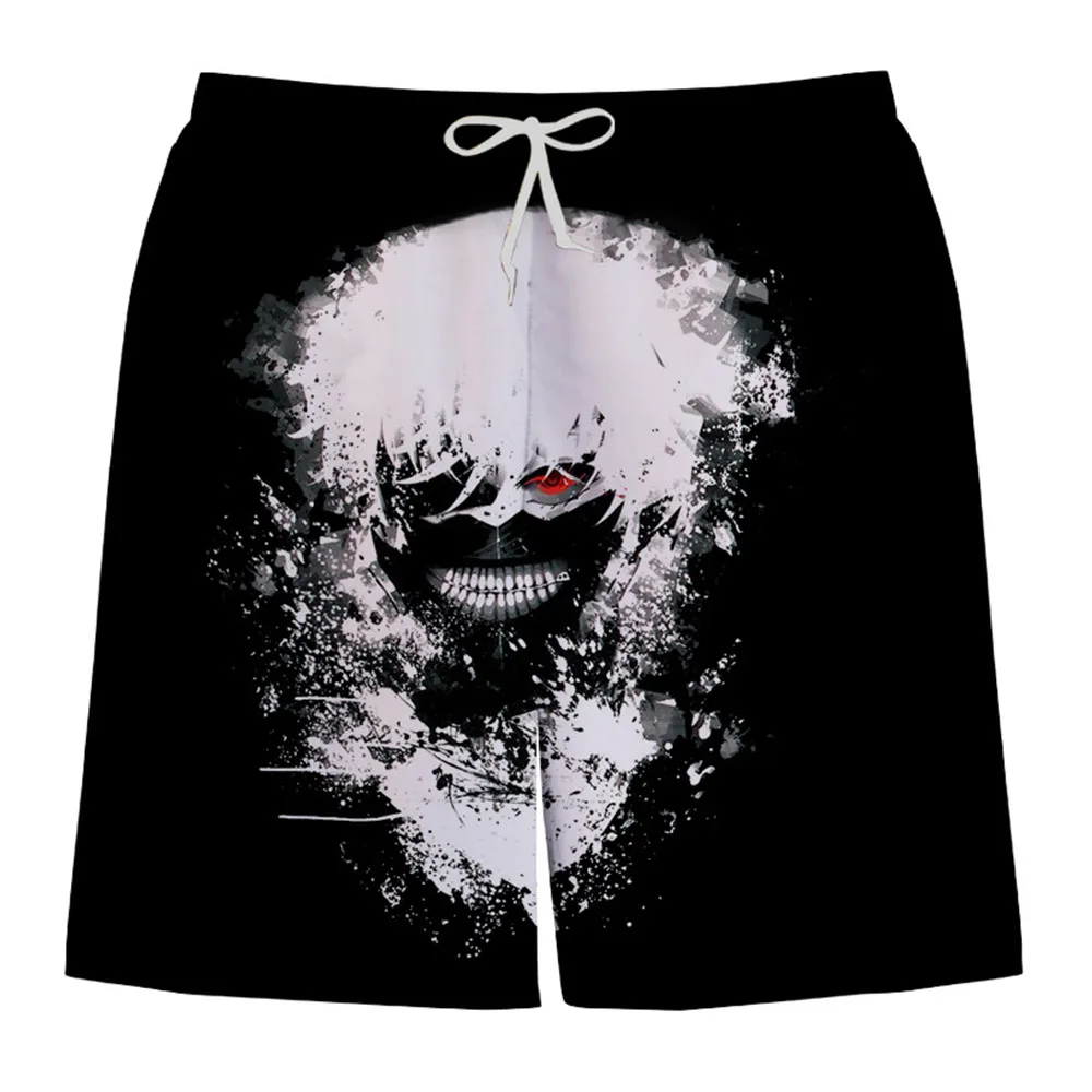 Мужские брюки для косплея Кен канек с 3D принтом мультяшный Токийский Гуль